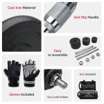 Li Fitness 15KG Adjustable Dumbbell and Kettlebell Set