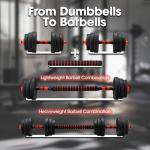 Adjustable 20KG Dumbbell Set for Home Workouts