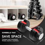 Koreal 2-Pack Adjustable Dumbbells Set, 11KG Total