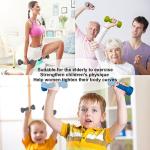 Vinyl-Coated Dumbbell Set for Strength Training