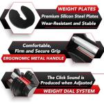 Koreal 2-Pack Adjustable Dumbbells Set, 11KG Total