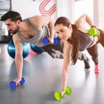 Vinyl-Coated Dumbbell Set for Strength Training