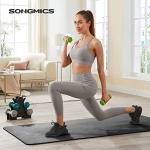 SONGMICS Hex Dumbbells Set with Stand - 6 Weights