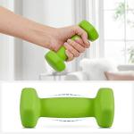 SONGMICS Hex Dumbbells Set with Stand - 6 Weights