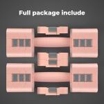 Adjustable Dumbbells Set 2.8-10KG for Home Workout