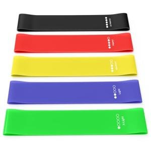 5-Pack Skin-Friendly Resistance Bands for Workouts