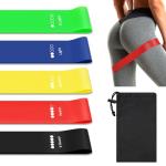 5-Pack Skin-Friendly Resistance Bands for Workouts