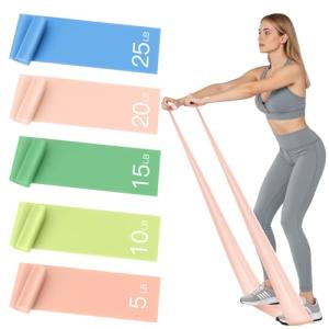 Yoga Resistance Bands Set for Pilates and Fitness