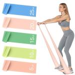 Yoga Resistance Bands Set for Pilates and Fitness