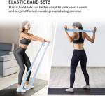PROIRON 2M Gray-Blue Resistance Band Set
