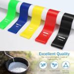 5-Pack Skin-Friendly Resistance Bands for Workouts