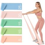 Yoga Resistance Bands Set for Pilates and Fitness