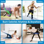 5-Pack Skin-Friendly Resistance Bands for Workouts