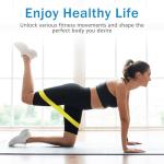 5-Pack Skin-Friendly Resistance Bands for Workouts