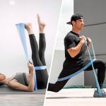 PROIRON 2M Gray-Blue Resistance Band Set