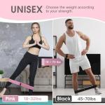 Chamgeco 3-Level Fabric Resistance Bands Set