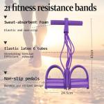 21 Resistance Bands Set for Total Body Training