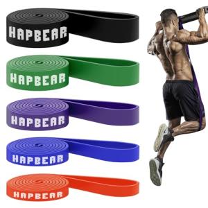 HAPBEAR Heavy Duty Pull Up Resistance Bands Set