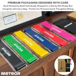Meteor 6pcs Resistance Bands Set for Workouts