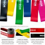 Meteor 6pcs Resistance Bands Set for Workouts