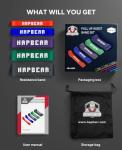HAPBEAR Heavy Duty Pull Up Resistance Bands Set
