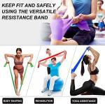 Rongqi Resistance Bands Set - 3 Levels Adjustable