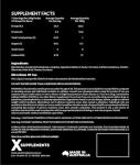 X Supplements Raspberry Pre-Workout - 250g, 71 Servings