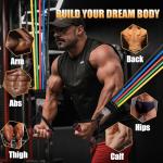 Rubruel 150 lbs Heavy Duty Resistance Bands Set