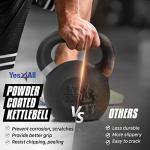 Yes4All 4kg Powder Coated Kettlebell Weight