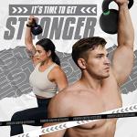 Yes4All 4kg Powder Coated Kettlebell Weight