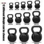 IWORKOUT Premium Cast Iron Competition Kettlebell 10kg