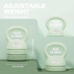 MIKE SPORT Adjustable Kettlebell Set for Home Gym