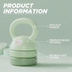 MIKE SPORT Adjustable Kettlebell Set for Home Gym