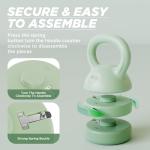 MIKE SPORT Adjustable Kettlebell Set for Home Gym