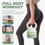 MIKE SPORT Adjustable Kettlebell Set for Home Gym