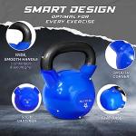 Yes4All 20KG/45LB Vinyl Coated Kettlebell