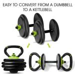 Yes4All Adjustable Kettlebell Handle - Neo Green