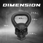 35lb Skull Kettlebell for Intense Workouts