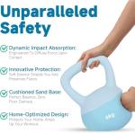 Cushioned Soft Kettlebells - Anti-Slip, 6KG to 10KG