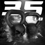 35lb Skull Kettlebell for Intense Workouts