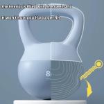 Color-Coded 6kg-8kg PVC Soft Kettlebell Set