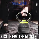 Yes4All Adjustable Kettlebell Handle - Neo Green