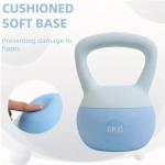 Cushioned Soft Kettlebells - Anti-Slip, 6KG to 10KG