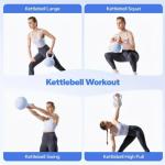 Cushioned Soft Kettlebells - Anti-Slip, 6KG to 10KG