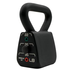 PowerBlock Adjustable Kettlebell, 18-35 lbs