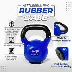 Yes4All 40LB Vinyl Kettlebell with Rubber Base