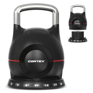 CORTEX 7-in-1 Quick Adjust Kettlebell 2kg-20kg