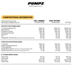 Zombie Labs Pumpz Non-Stim Pre Workout - Passion Mango