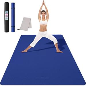 CAMBIVO Extra-Large Yoga Mat for Home Workouts