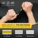 CAMBIVO TPE Yoga Mat with Carrying Strap